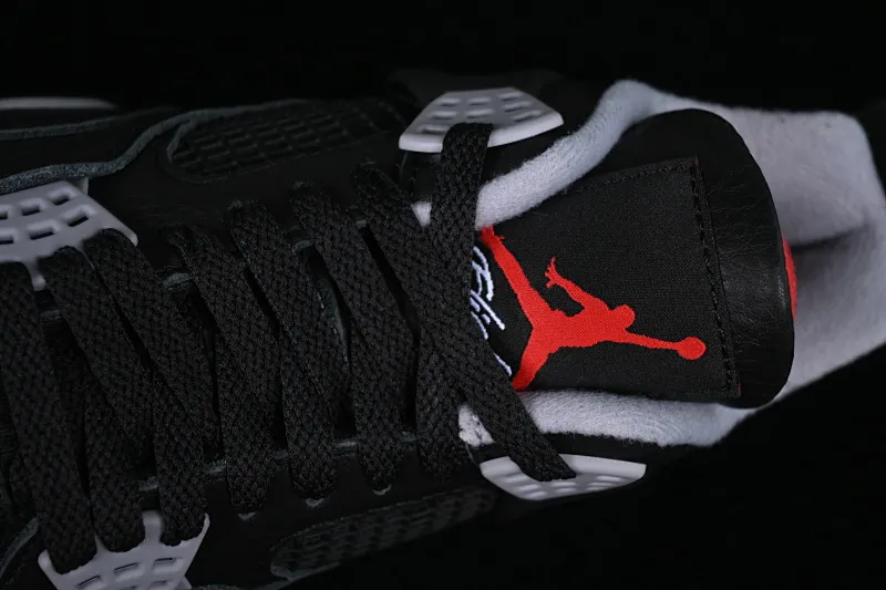 All categories Air Jordan Jordan series basketball shoes Air Jordan 4 LJR version Air Jordan 4 Retro "Bred Reimagined" AJ4 Joe 4 black red FV5029-006